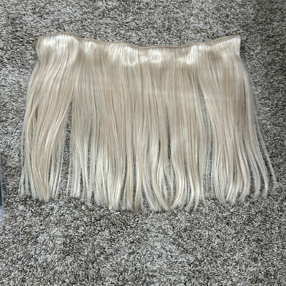 ZALA sew in weft bleach blonde 12 inch